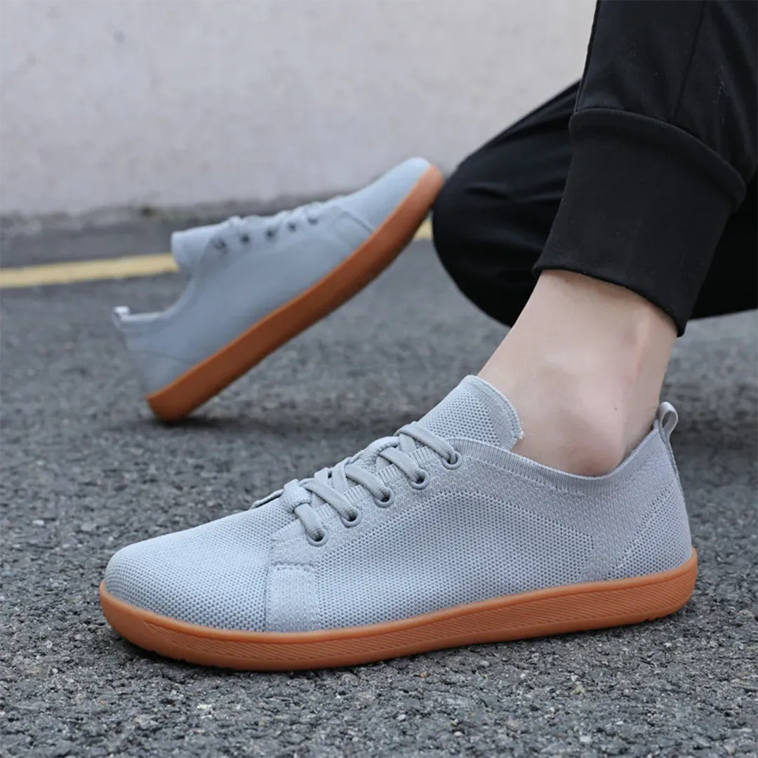 Lorry Vamp Barfuschuhe Knit Hellgrau - Schuhspa und Nackenfreude