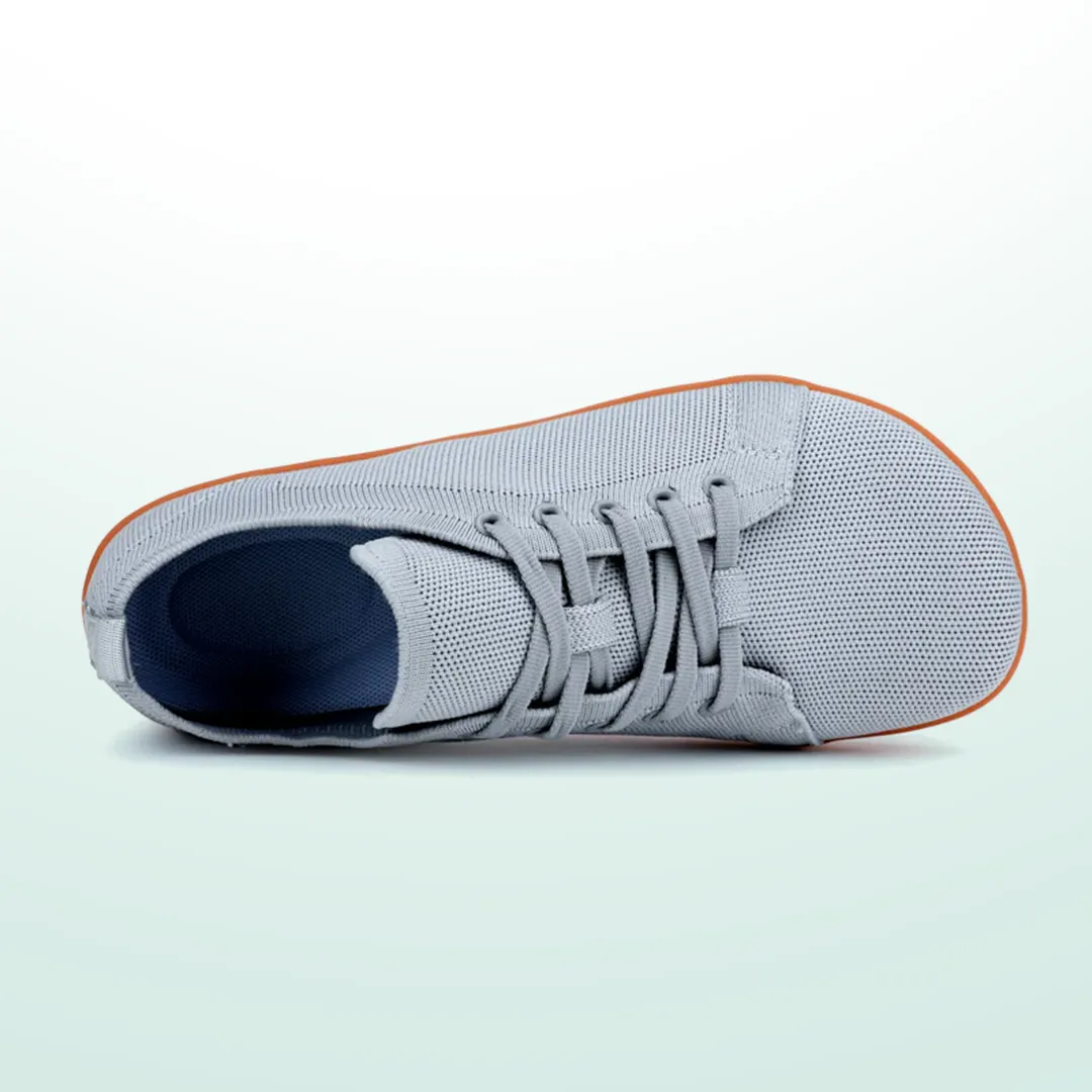 Lorry Vamp Barfuschuhe Knit Hellgrau - Schuhspa und Nackenfreude