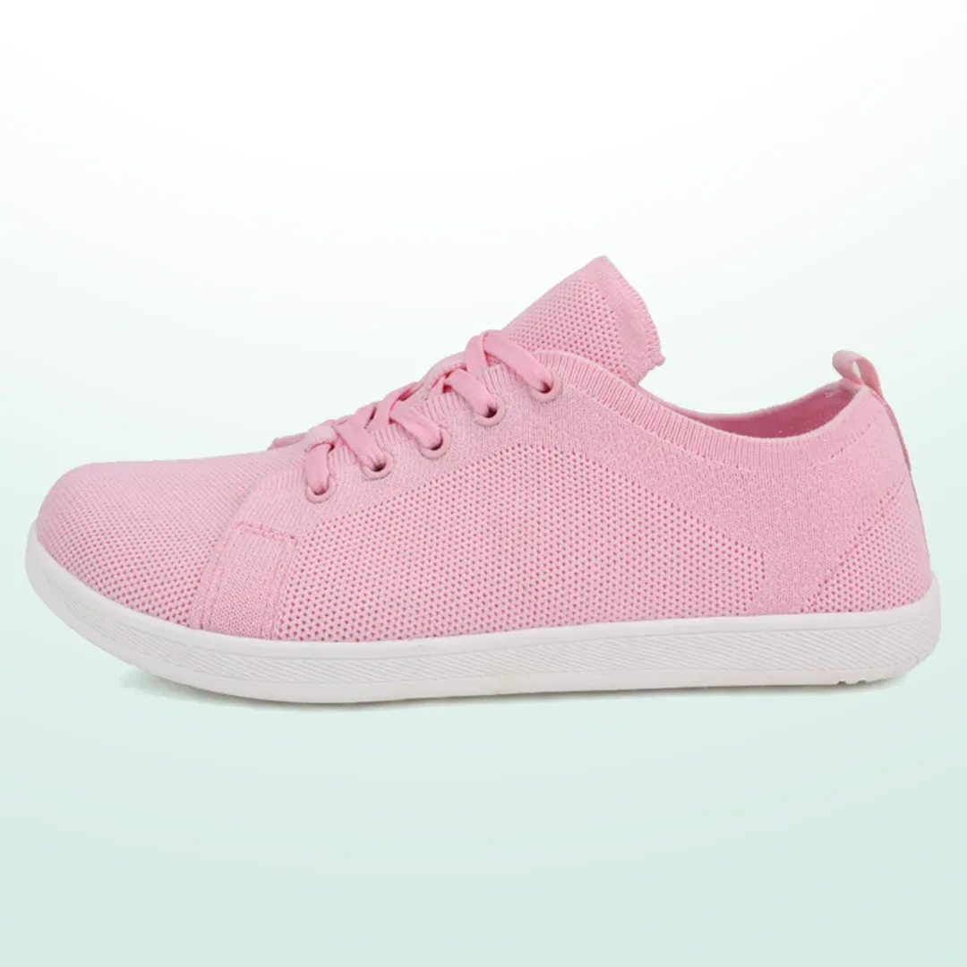 Lorry Vamp Barfuschuhe Knit Rosa - Barfupower und Nackenwohl