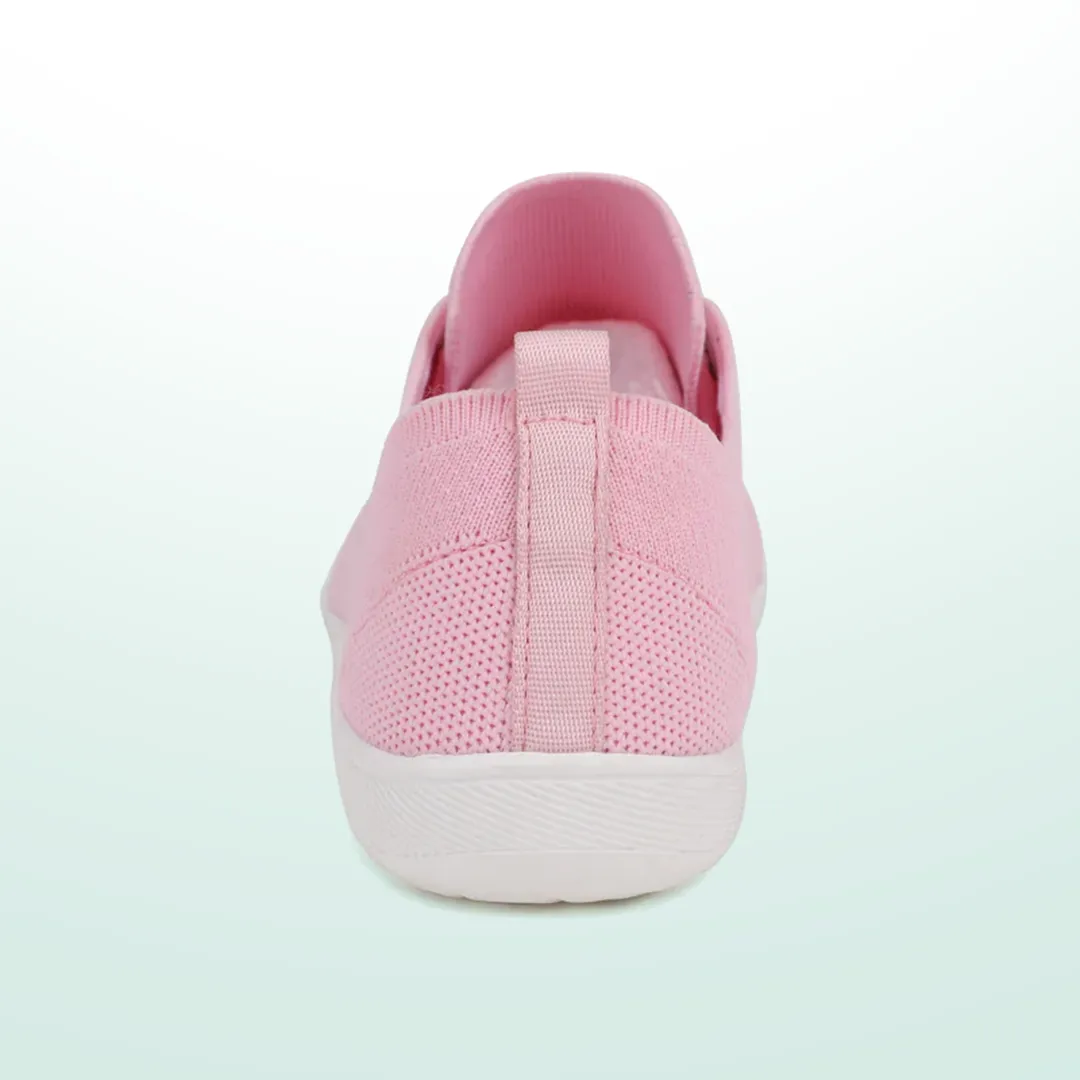 Lorry Vamp Barfuschuhe Knit Rosa - Barfupower und Nackenwohl