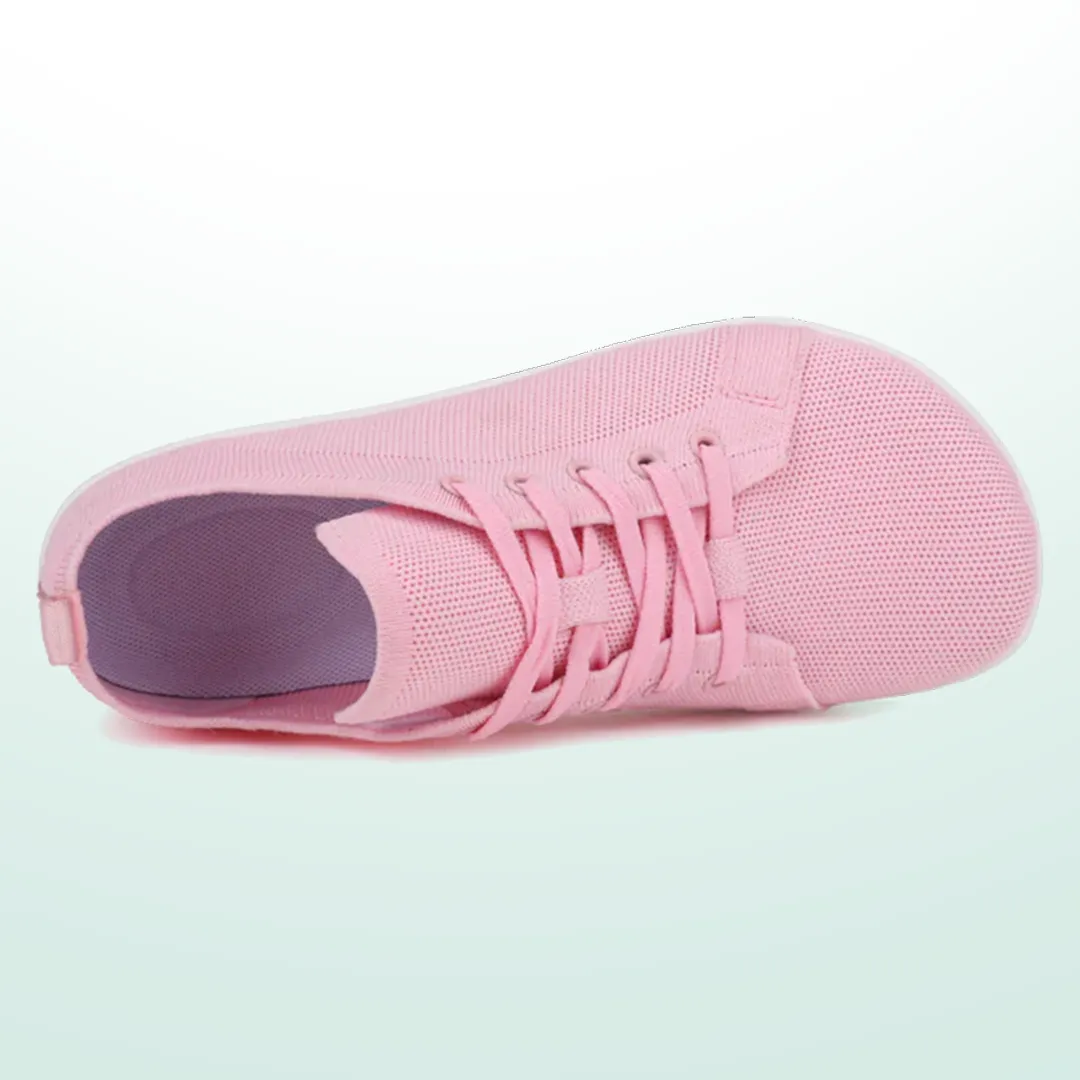 Lorry Vamp Barfuschuhe Knit Rosa - Barfupower und Nackenwohl