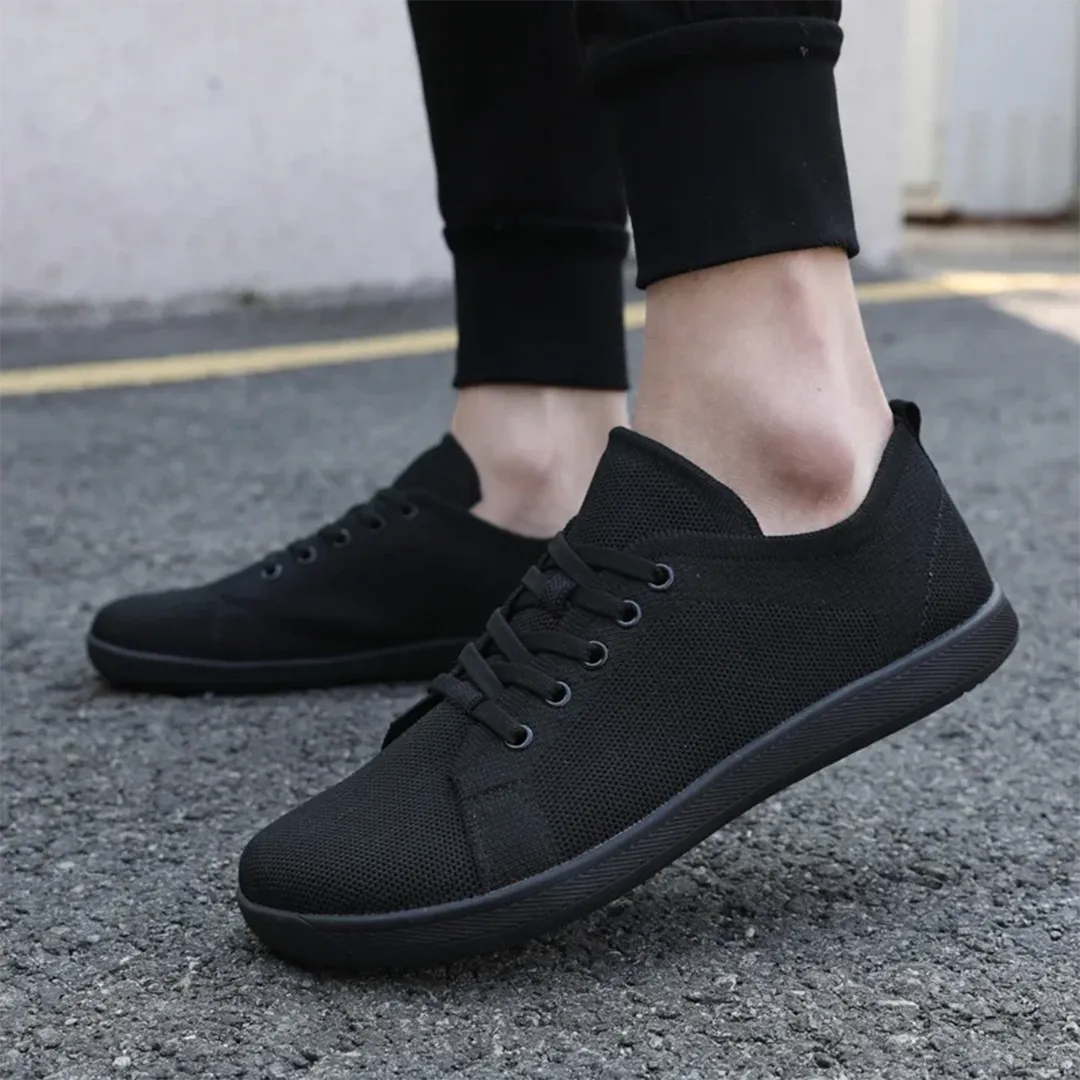 Lorry Vamp Barfuschuhe Knit Schwarz - Barfuabenteuer und Handmassageglück