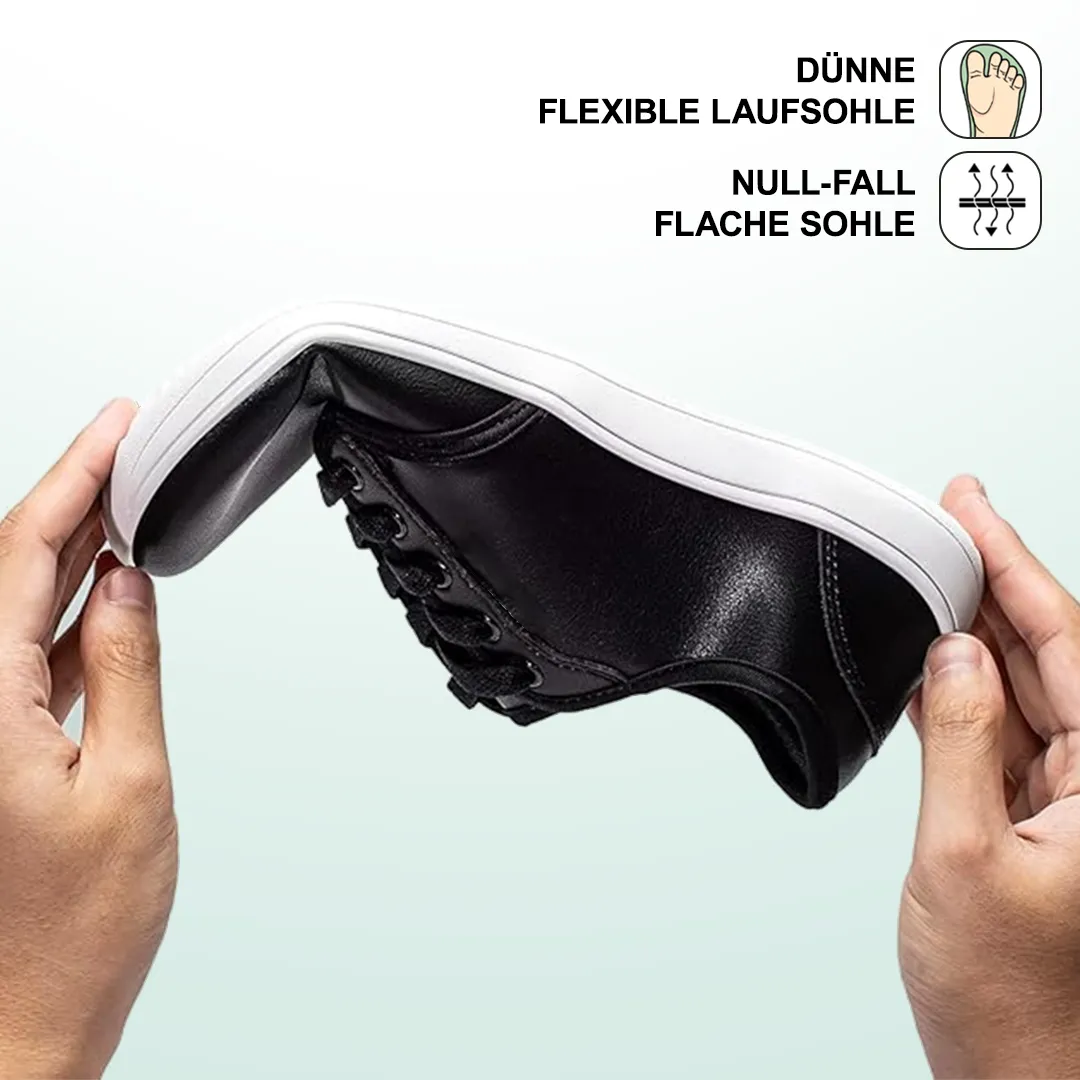 Lorry Vamp Barfuschuhe Leder Schwarz - Barfuabenteuer und Handharmonie