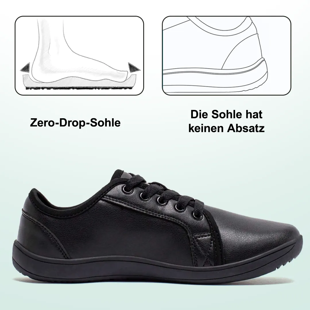 Lorry Vamp Barfuschuhe Leder Schwarz - Barfuabenteuer und Handharmonie