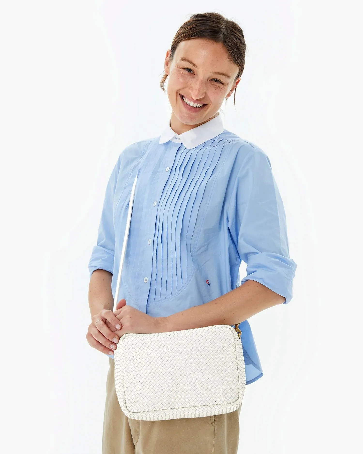 Marisol Woven Diagonal Brie