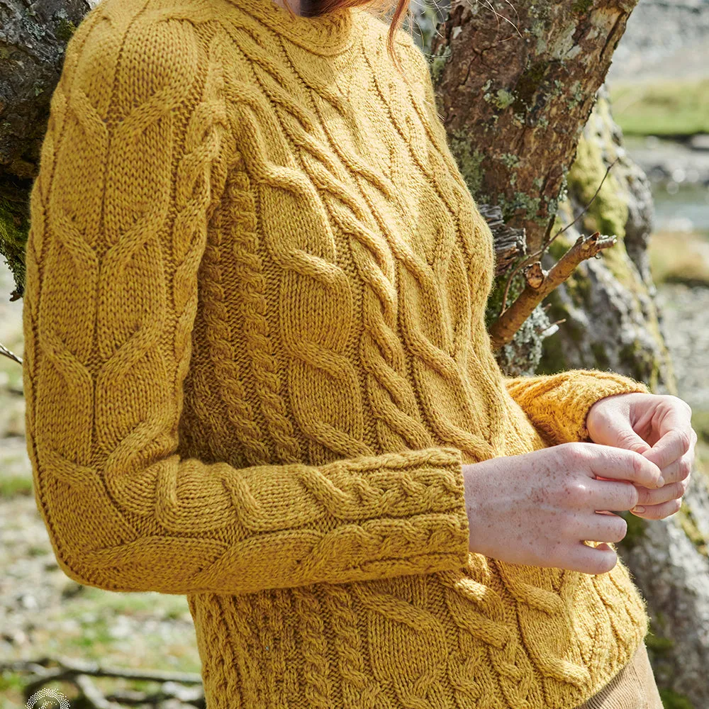 Mustard Supersoft Crew Neck Sweater