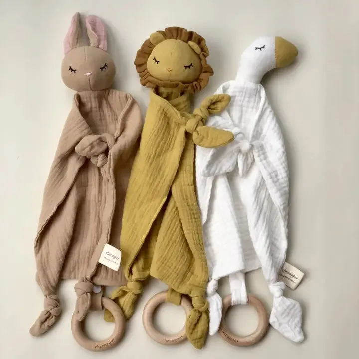 Organic Snuggle Lovey Blanket - Bunny