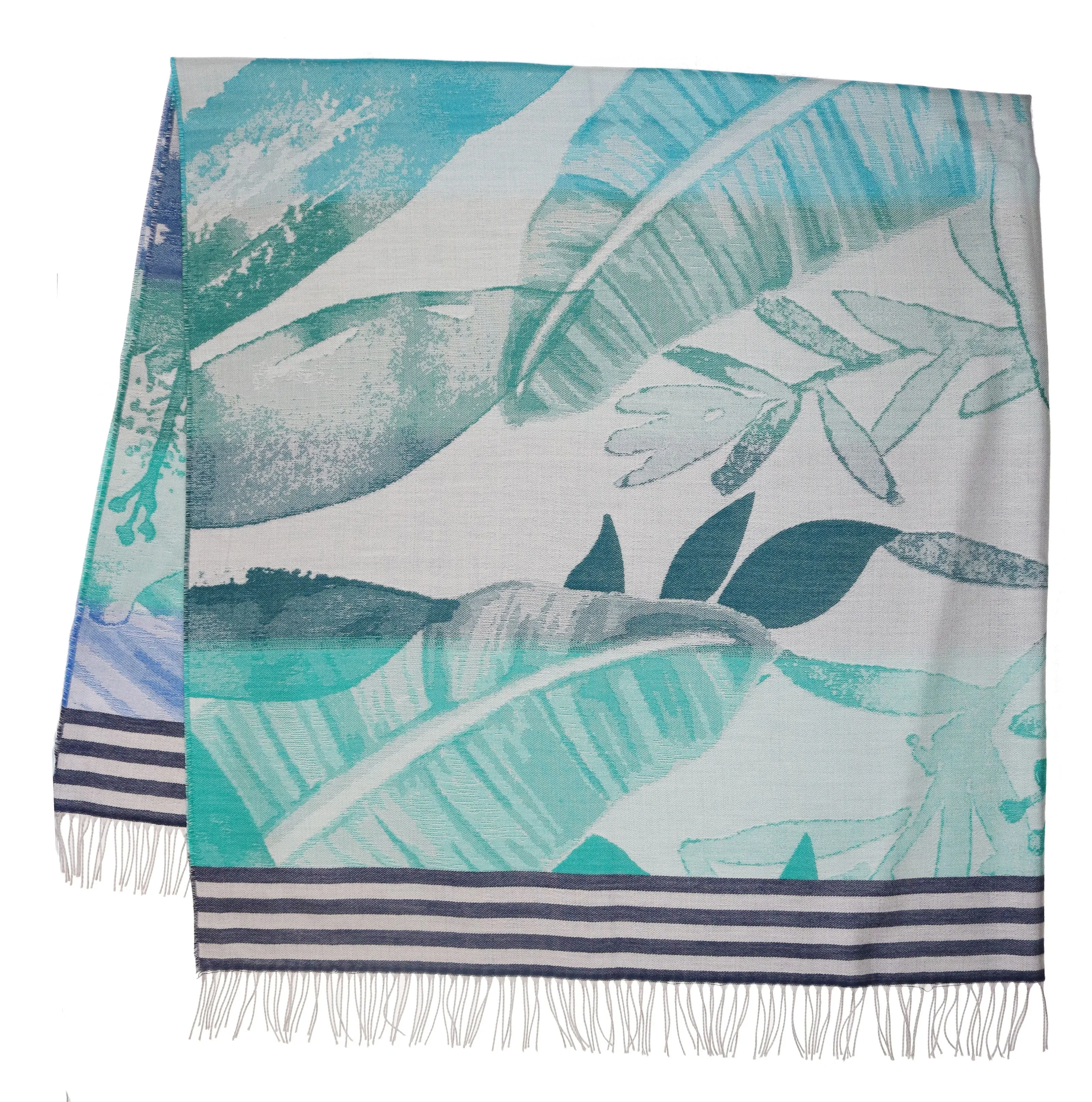 Palms Lightweight Woven Cashmink Throw