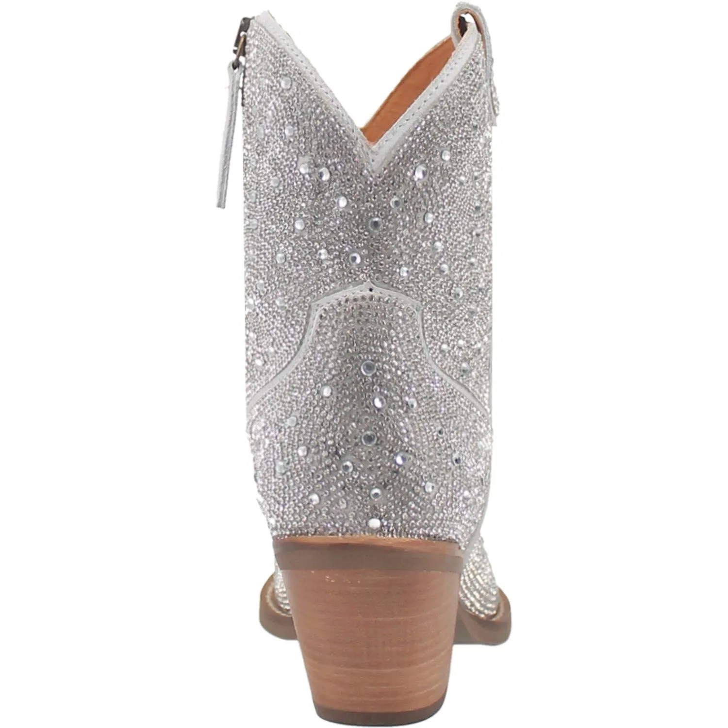 RHINESTONE COWGIRL LEATHER BOOTIE