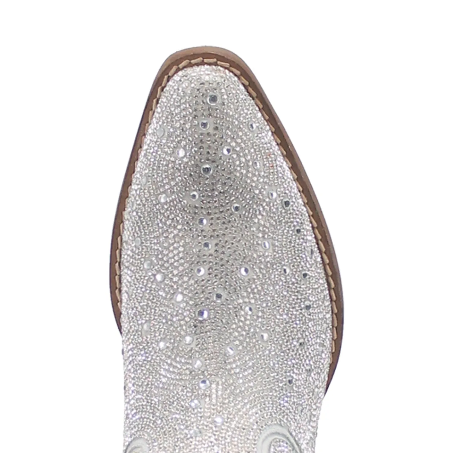 RHINESTONE COWGIRL LEATHER BOOTIE