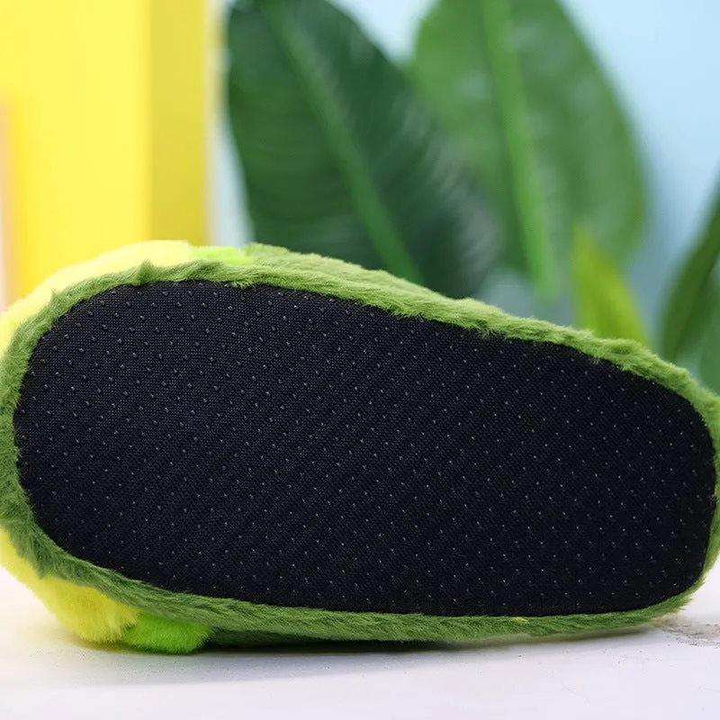 Thickened Warm Cartoon Avocado Slippers – Cozy and Fun Footwear for Ultimate Comfort
