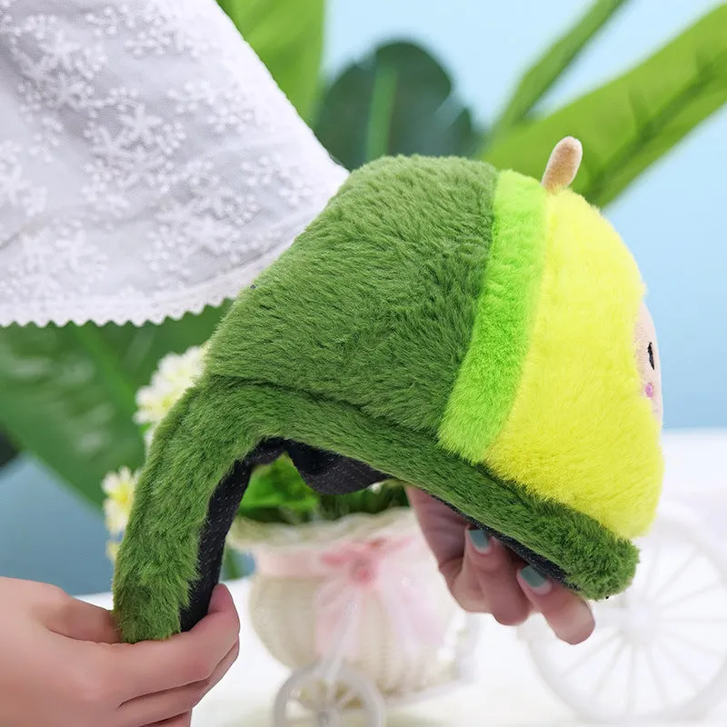 Thickened Warm Cartoon Avocado Slippers – Cozy and Fun Footwear for Ultimate Comfort