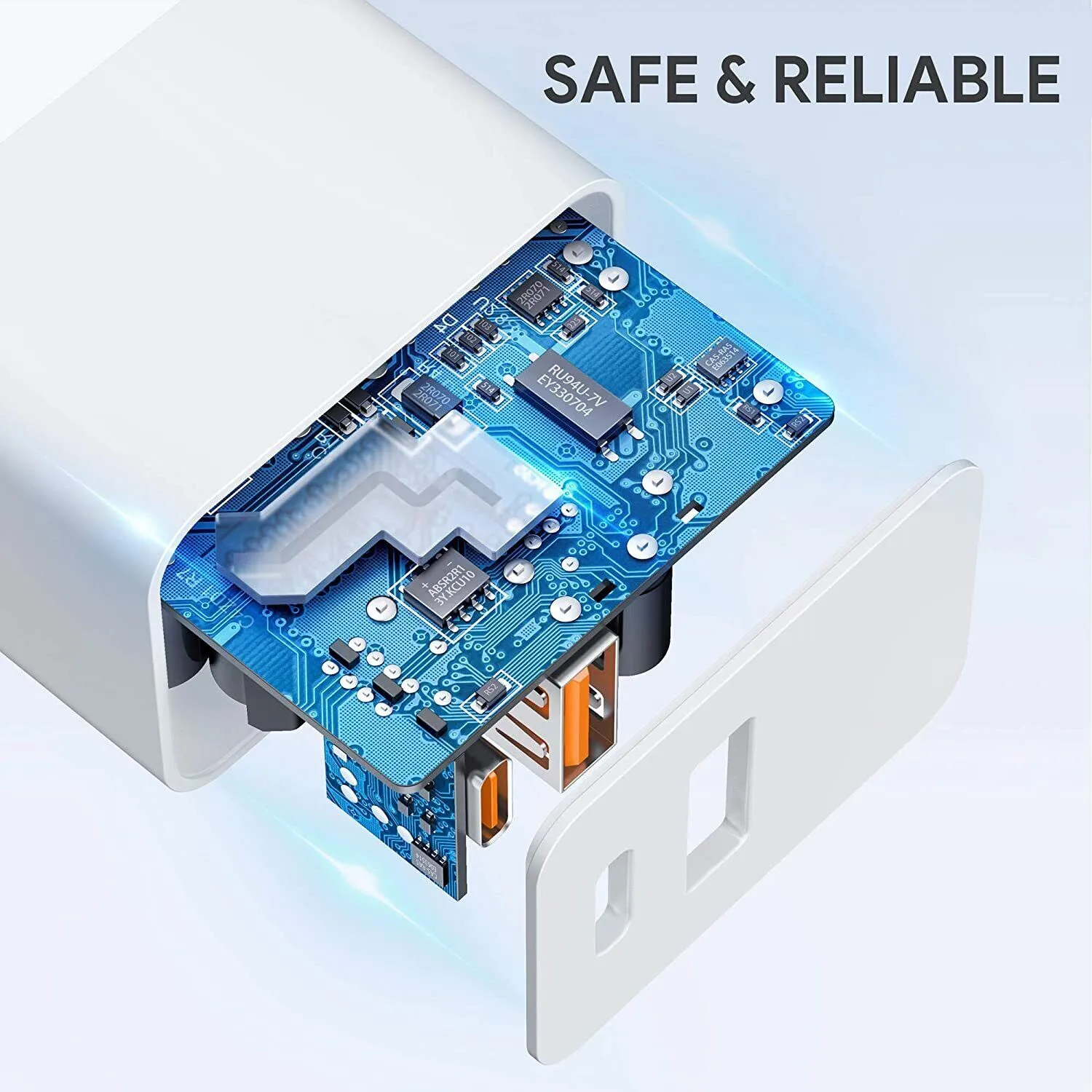 USB C Charger Adapter  20W 2 Port PD Charger with 20W Power Delivery 3.0