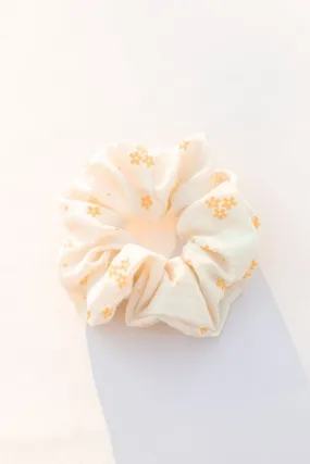 Yellow Daisy Scrunchie